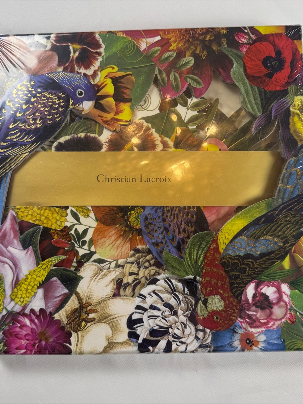 ✨ NIB Christian Lacroix Frivolités Luxury Die-Cut Note Card Set 🕊️ 🌸 ✨